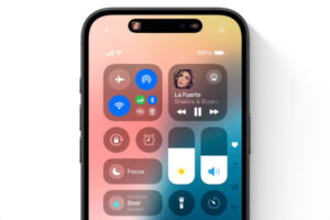 Apple new control centre