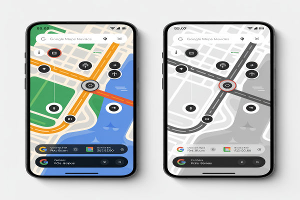 google maps battery saving